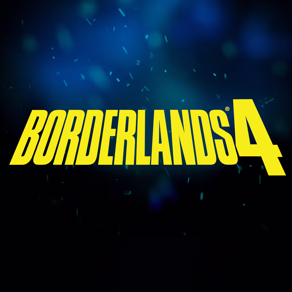 Borderlands 4 key art showing new Vault Hunters and a neon wasteland backdrop