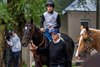 Two contenders beneath the twinspires: Chunk of Gold and Publisher in morning workouts