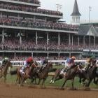 Burnham Square horse training at Churchill Downs for Kentucky Derby 2025