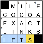 Fencing swords featured in NYT Mini crosswords