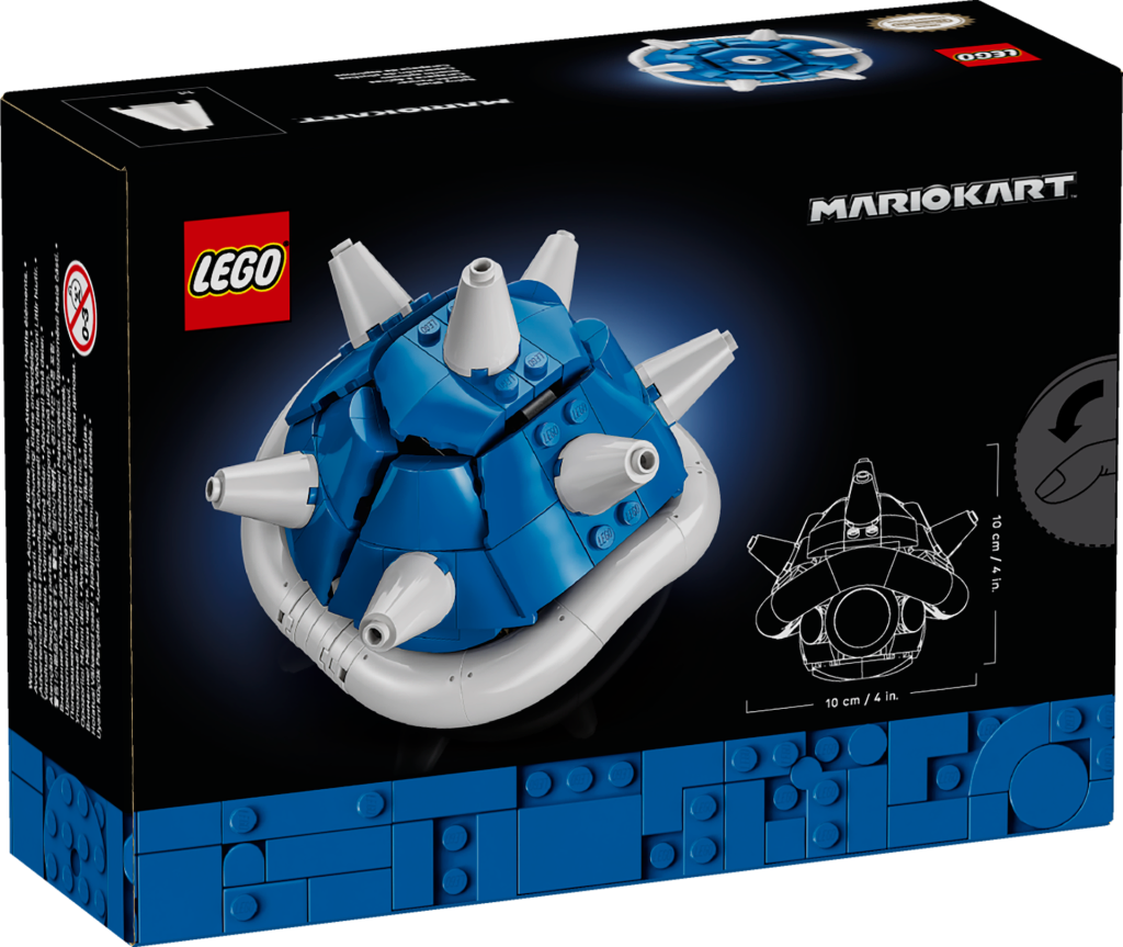 LEGO blue shell Mario Kart set promo image