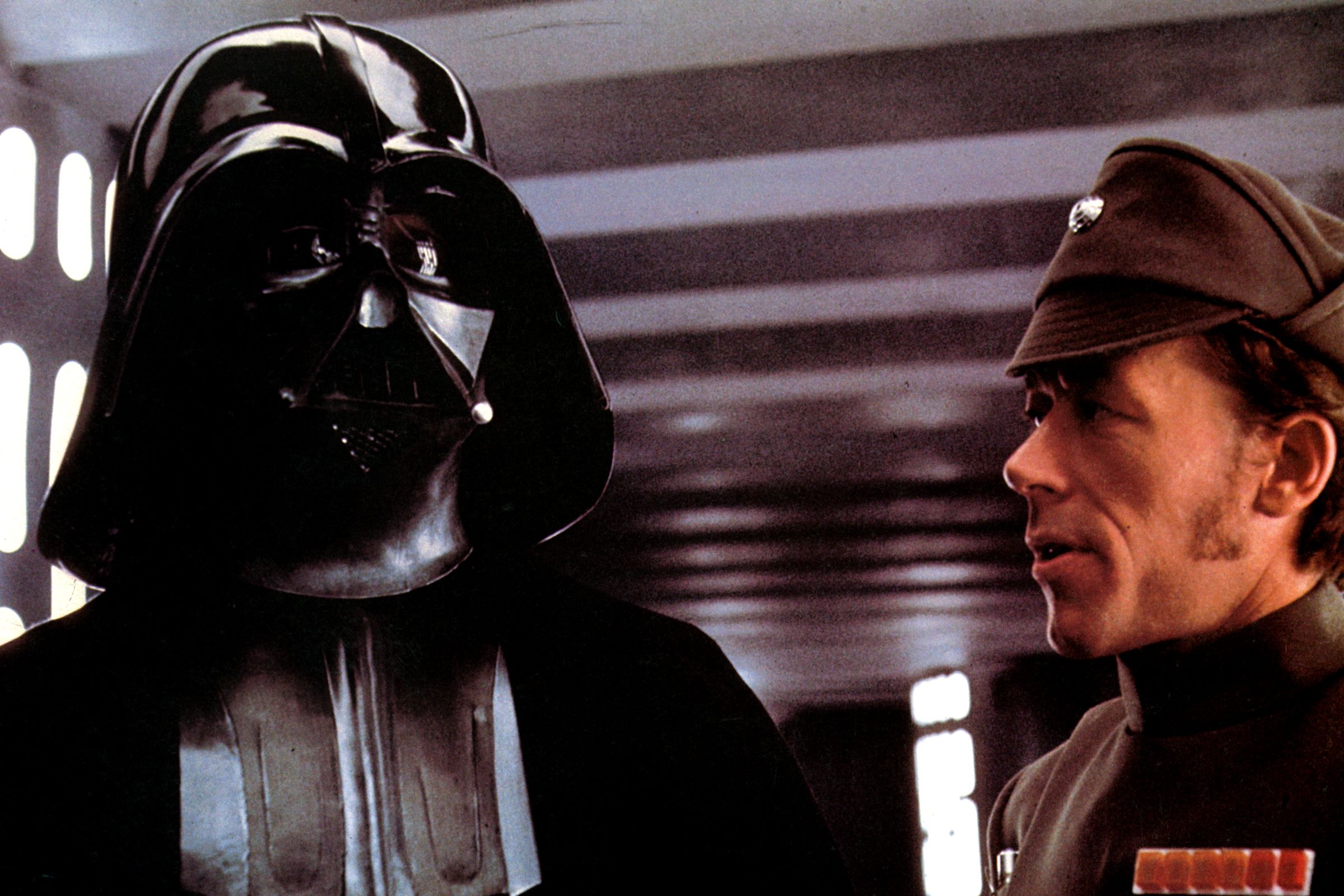 James Earl Jones as the voice of Darth Vader