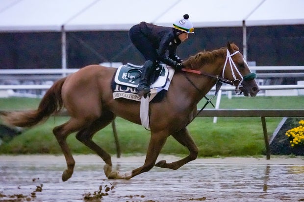 Preakness race day at Pimlico Race Course