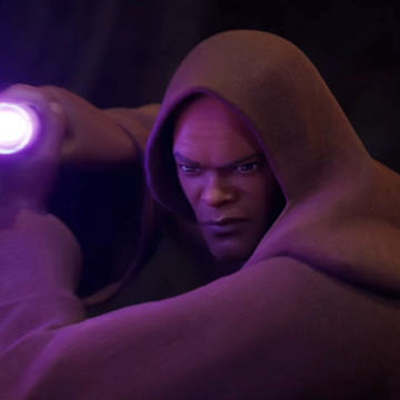A vibrant in-game scene from Battlefront 2, showcasing intense multiplayer action