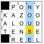 Solving NYT crossword clues in today’s puzzle